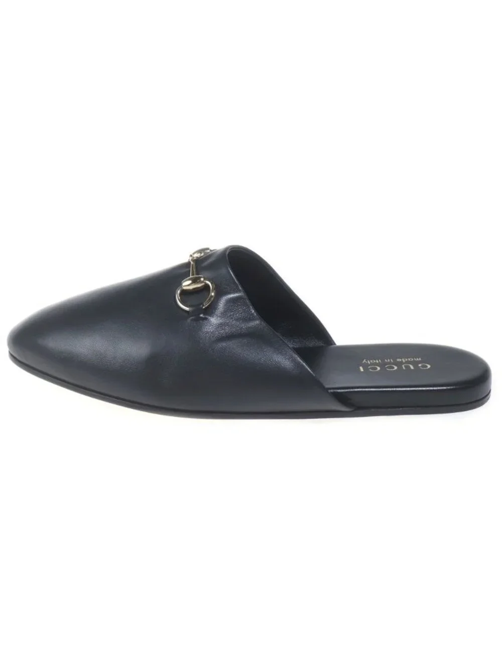 Gucci Horsebit Leather Mules Black 9